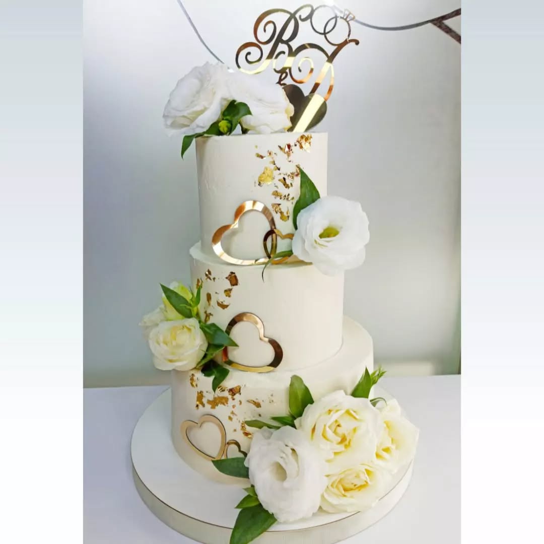 Багатоярусний торт Кривий Ріг, святковий торт, торт на замовлення.