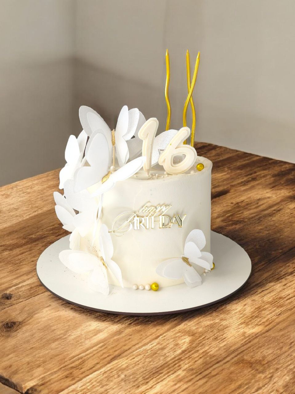 Торт с бабочками заказать Кривой Рог